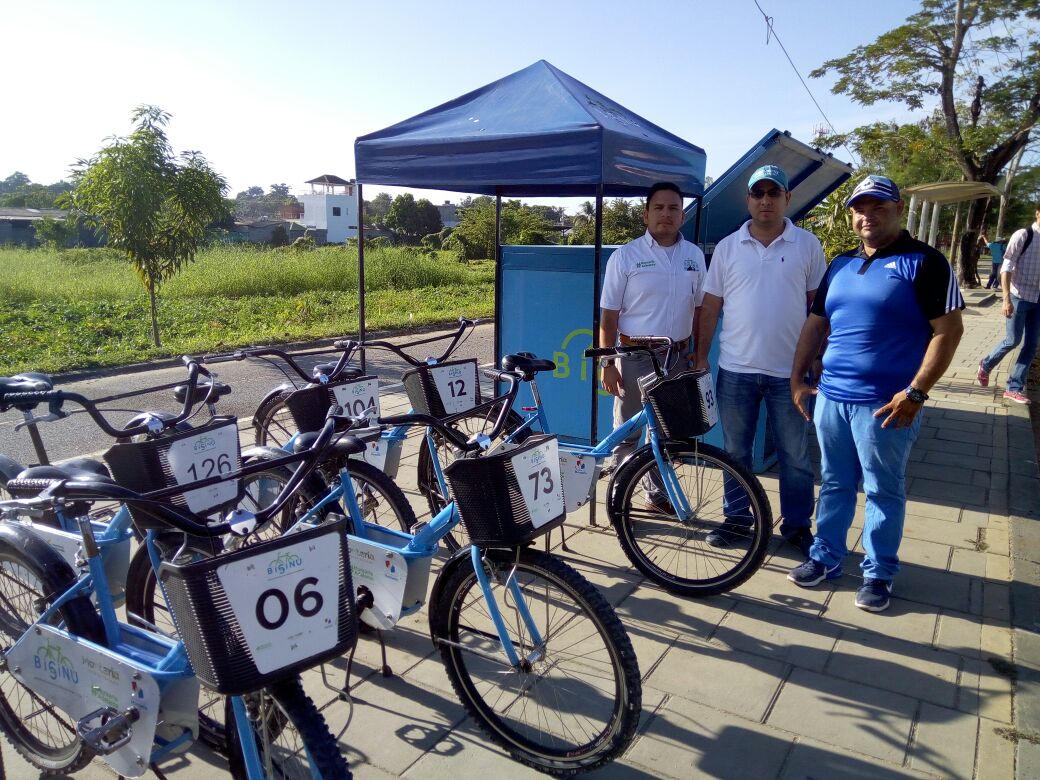 TransitoMtr's tweet photo. Se instaló estación de Bisinú en el corregimiento de Garzones. Le apuntamos a #MovilidadSostenible https://t.co/YPckz5piSZ
