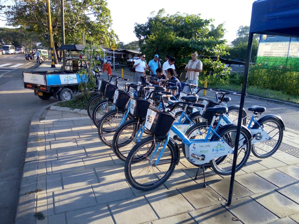 TransitoMtr's tweet photo. Se instaló estación de Bisinú en el corregimiento de Garzones. Le apuntamos a #MovilidadSostenible https://t.co/YPckz5piSZ