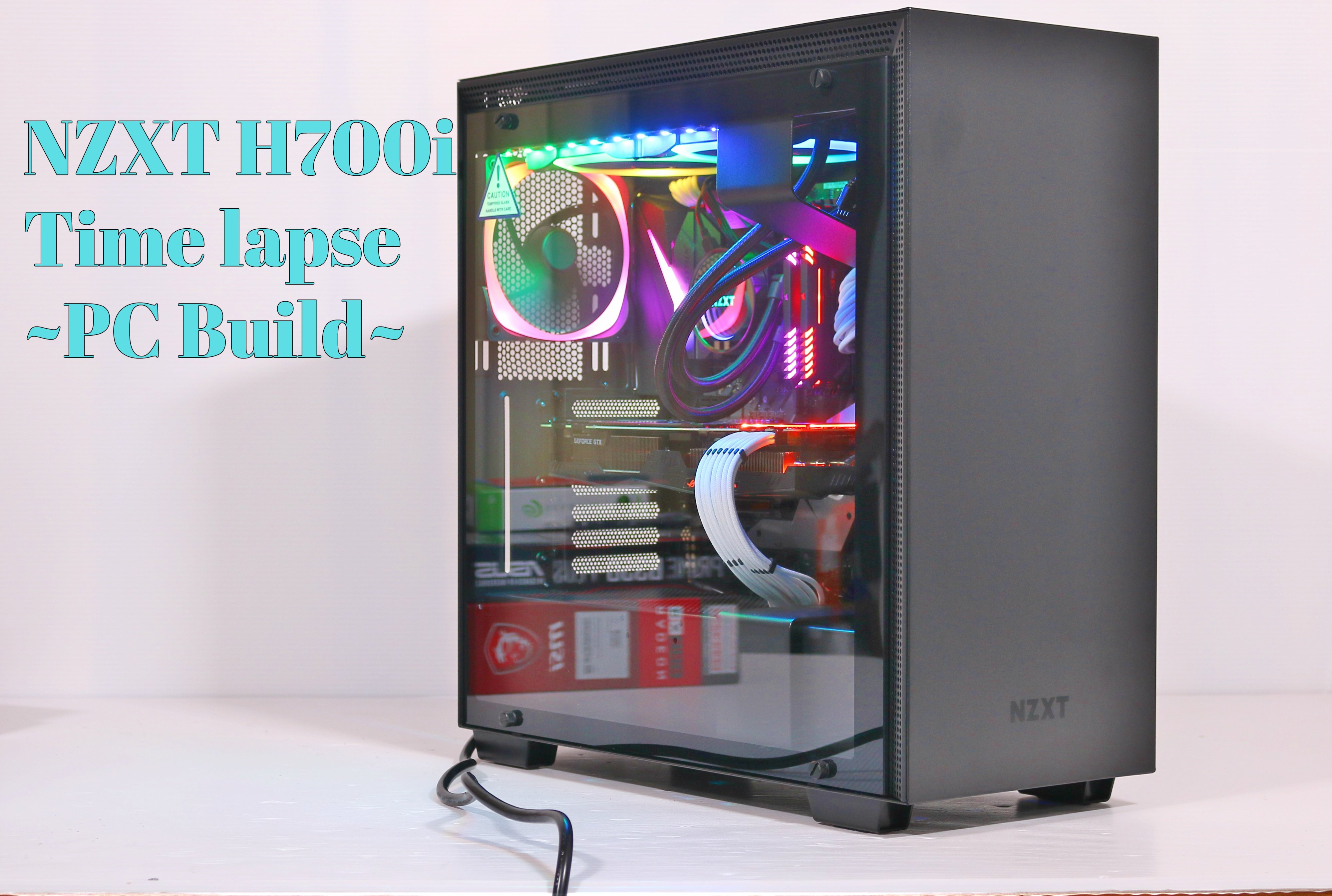 Nzxt Japan 自作pcを組み立てる様子を早送りで7分40秒に収めた動画です Nzxtの H700i 強化ガラスpcケース Kraken X62 簡易液冷cpuクーラー Aer Rgb Ar140rgb Ledファン が使われています これで自作の手順がバッチリ分かりますね