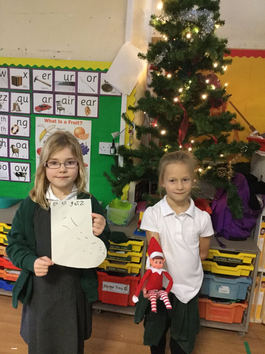 R_CheddarGrove's tweet photo. Elf got into trouble following the childrens’ written notes when it hid on Mr Jeffrey’s back and when it found the cakes in the staff room! https://t.co/YAUkhjAurW