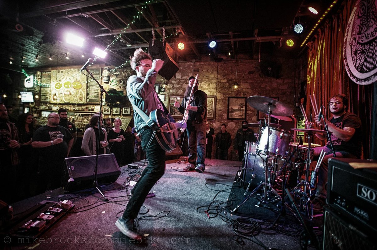 ThePhuss's tweet photo. This SATURDAY @LolasSaloon we join forces with From Parts Unknown, It Hurts To Be Dead &amp; NU-95! 
$15 
8:00pm

📸Mike Brooks https://t.co/YeM8dEdE9j