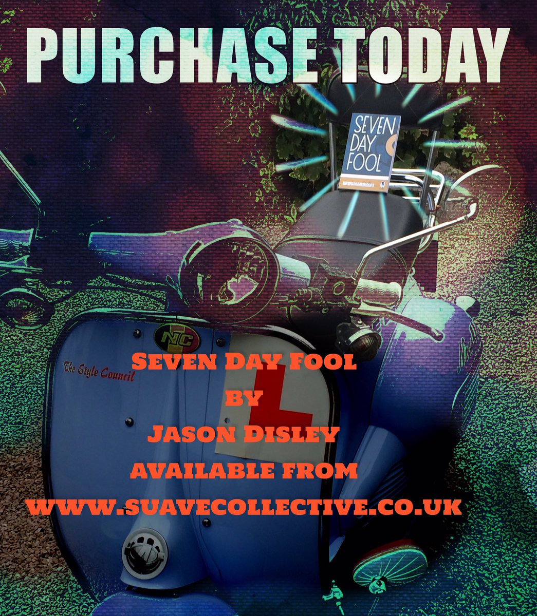 disleyrascal's tweet photo. #SevenDayFoolBook #SuaveCollective #PulpNoir #1960s #Manchester #TheTwistedWheelClub #thriller https://t.co/TICZhBnzuZ
