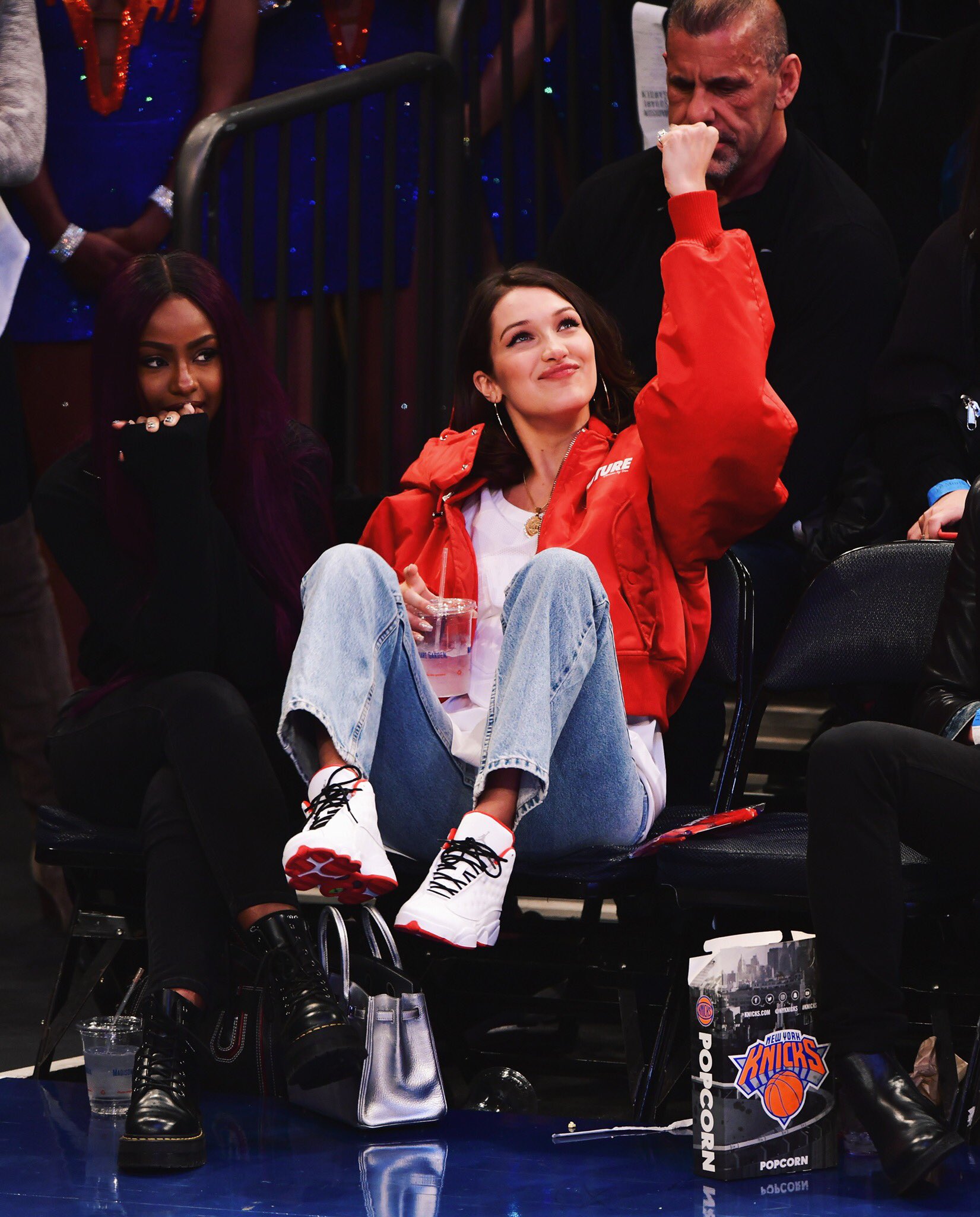 Bella Hadid in the Air Jordan 13 