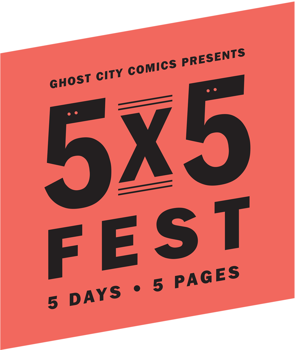 ghostcitycomics's tweet photo. 5 Days 5 Pages! Sign your team up now (can be a team of one) and on Feb 7th you'll receive a Setting, a Prop, and a line of Dialogue. You'll then have 5 days to make 5 pages. We've got some awesome prizes and amazing judges! #makingcomcis #indiecomics #5x5 https://t.co/W9NCiQsWp6
