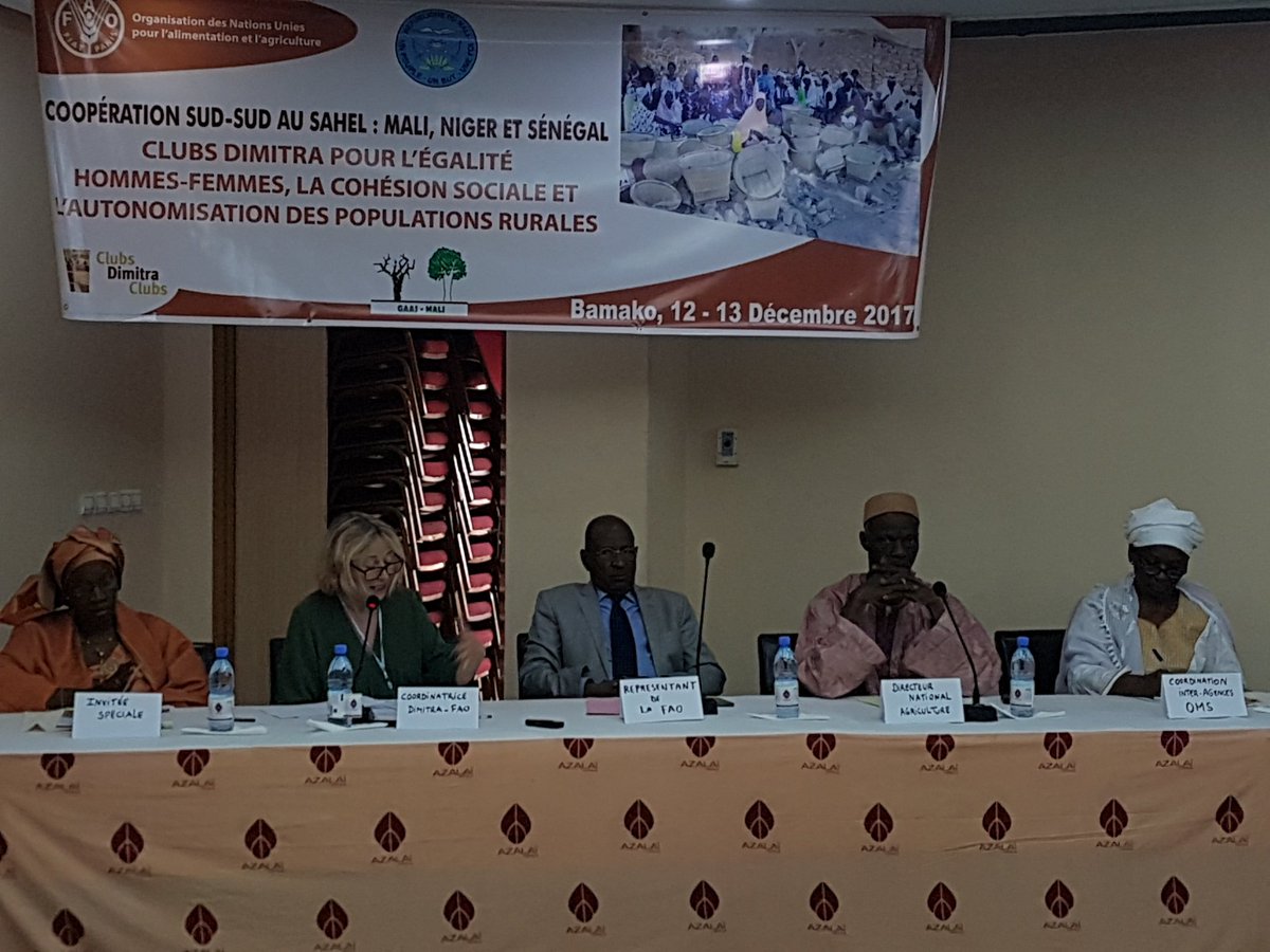 2 jours de session spéciale entre #clubsdimitra Fao du Mali et Niger pour partager les expériences & renforcer les capacités. #cooperationsudsud. #LeaveNoOneBehind @FAOWestAfrica @FAONiger @FAOAfrica