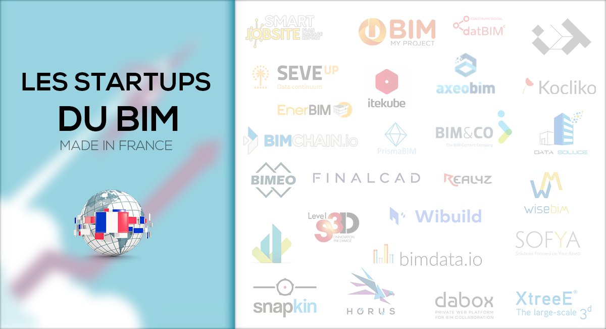 FrenchBIM's tweet photo. [Dossier] Les Startups du BIM : Ces 26 plateformes et solutions qui révolutionnent le secteur de la Construction en France https://t.co/vnZYAY2KWz #frenchBIM https://t.co/WwQzarnX1o