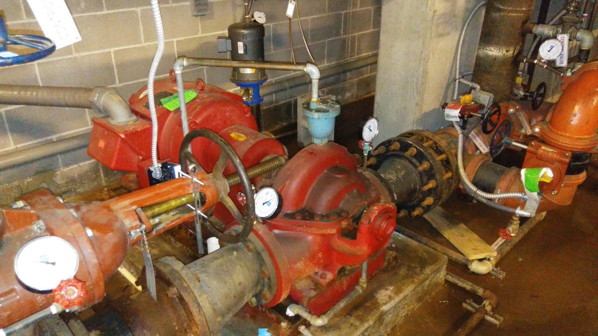 SuppressionTech's tweet image. Rebuilding fire pump