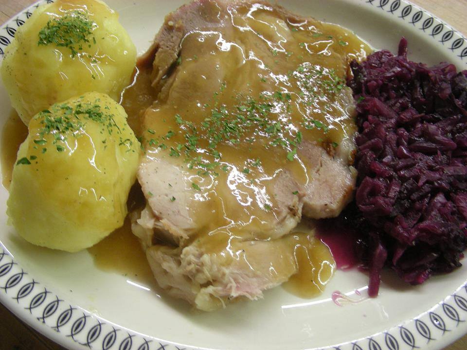 Stop in for a Warm, Cozy #Meal on a Cold Day in #GermanVillage! #GermanRestaurant #GermanBakery #Columbus #Ohio #Breakfast #Lunch #Dinner #Schnitzel #Bratwurst #Kraut #ChristmasCookies #Stollen #Strudels #Marzipan #Tortes #Cakes #Holidays #Christmas #Xmas