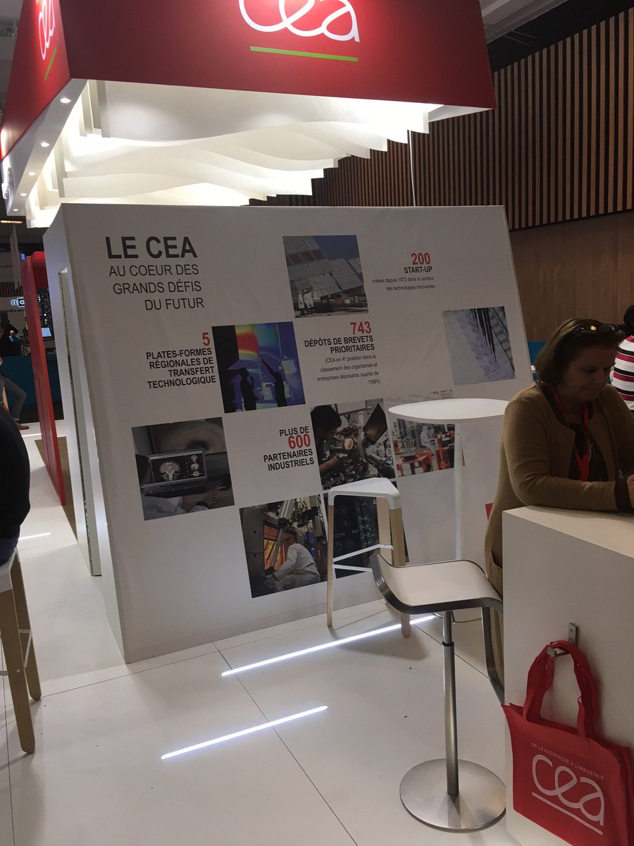 CEA_Officiel's tweet photo. Sur le stand #CEA @worldefficiency à la rencontre de quelques unes des 200 #startups du CEA spécialisées dans l'#environnement et les solutions bas carbone, au #WorldEfficiency. Porte de Versailles, pavillon 7, Agora
#OnePlanetSummit https://t.co/v08Y4xeVrf