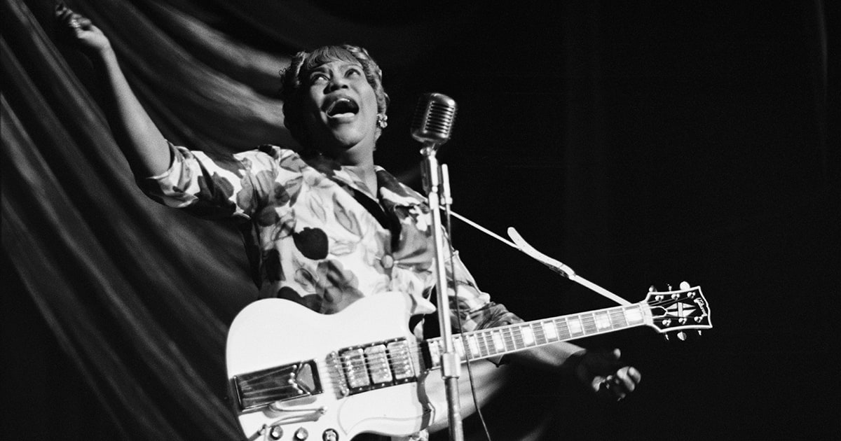 RollingStone's tweet photo. Why Sister Rosetta Tharpe belongs in the Rock and Roll Hall of Fame https://t.co/l0EQeHIUKz https://t.co/stN3WbT6Lp