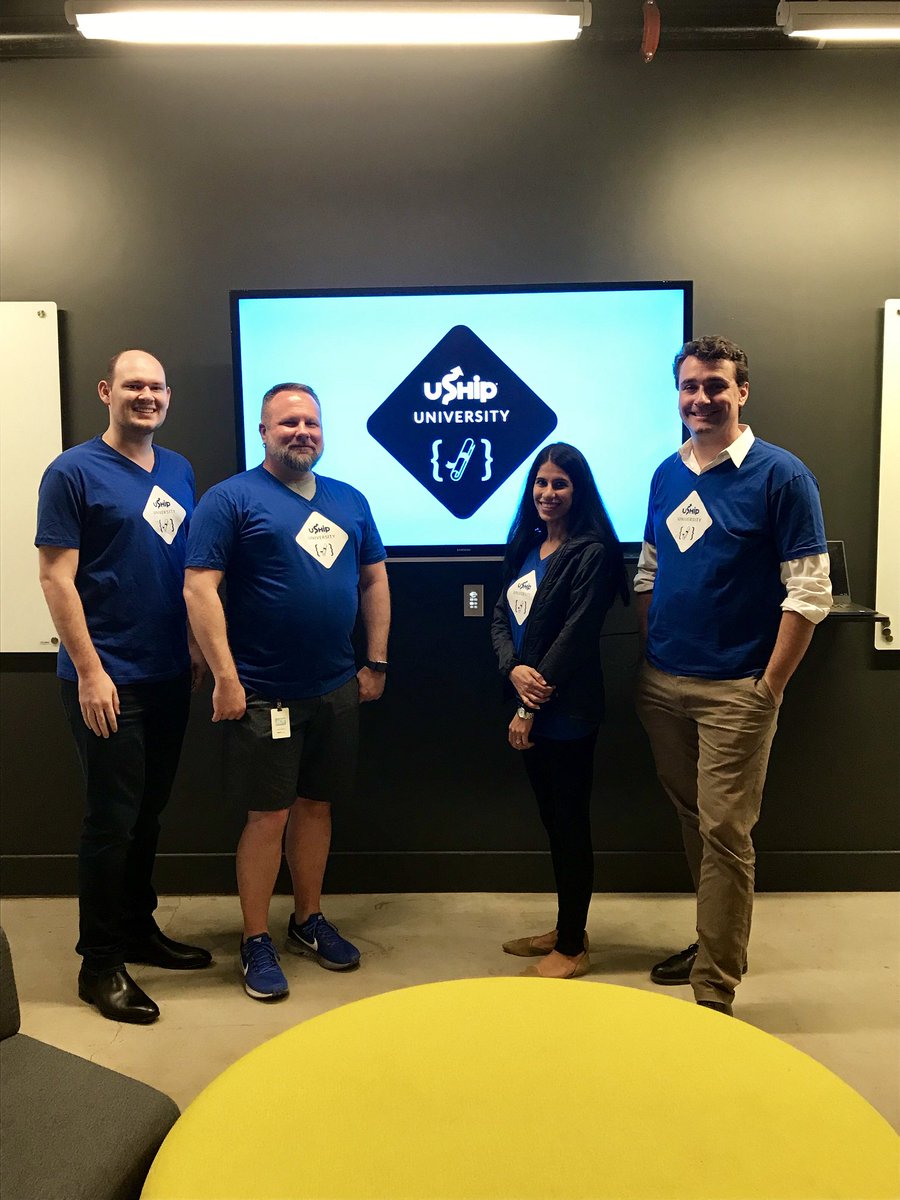 Introducing uShip University! uShip's internal education program focused on fostering employee growth and career advancements across all departments. Another reason to #WorkAtuShip #uShip #WednesdayWisdom