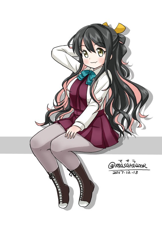長波(艦これ) 「#艦これ版深夜の真剣お絵描き60分一本勝負
#艦これ版真剣お絵描き60分一本勝負」|マサラ@Trident660のイラスト