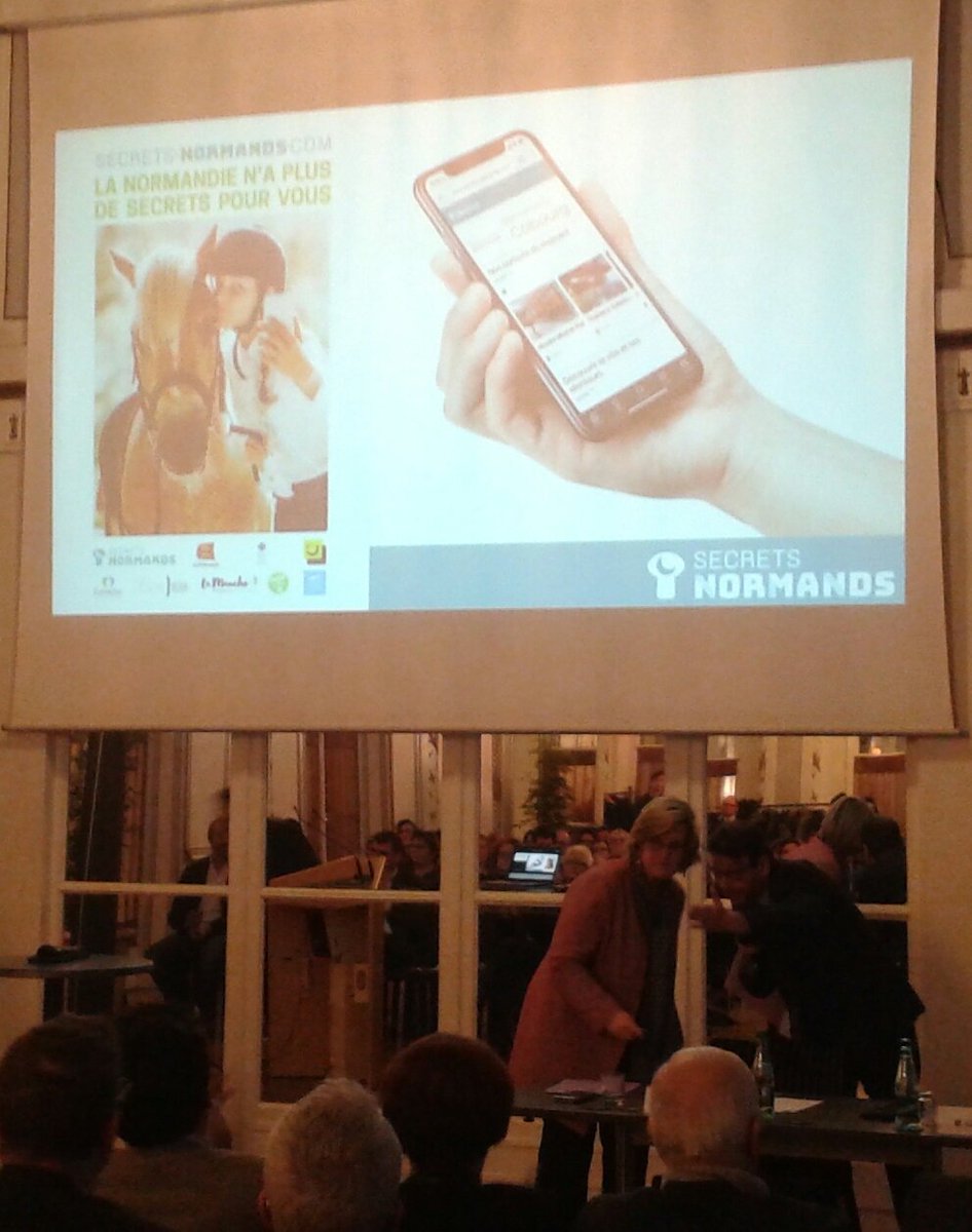Dévoilement de l'internet de séjour normand : #Secretsnormands pour touristes et Normands <a href="/mapoussier/">Marie-Agnès Poussier-Winsback</a> @infos_normandie