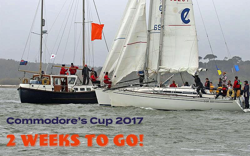 ParkstoneYC's tweet photo. TWO WEEKS TO GO! Boats will be going out from the Club, so come down, support the team and cheer them on! #TeamParkstoneYachtClub #PYC #CommodoresCup2017 #pooleharbour #clubrivalry #matchracing #youthsailing #Christmas #teamwork https://t.co/tHuUnbtVtf