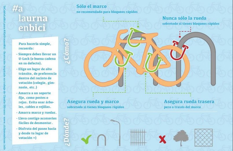 Pedaleaxlacalle's tweet photo. Este domingo, independiente de tu preferencia, anda a tu lugar de votación en bicicleta. Ahórrate el taco, hazla corta. Hazla en bici.

#aLaUrnaEnBici

-> Algunos consejos: 
https://t.co/5ZGmD8O2rF https://t.co/JG5bHjczdO