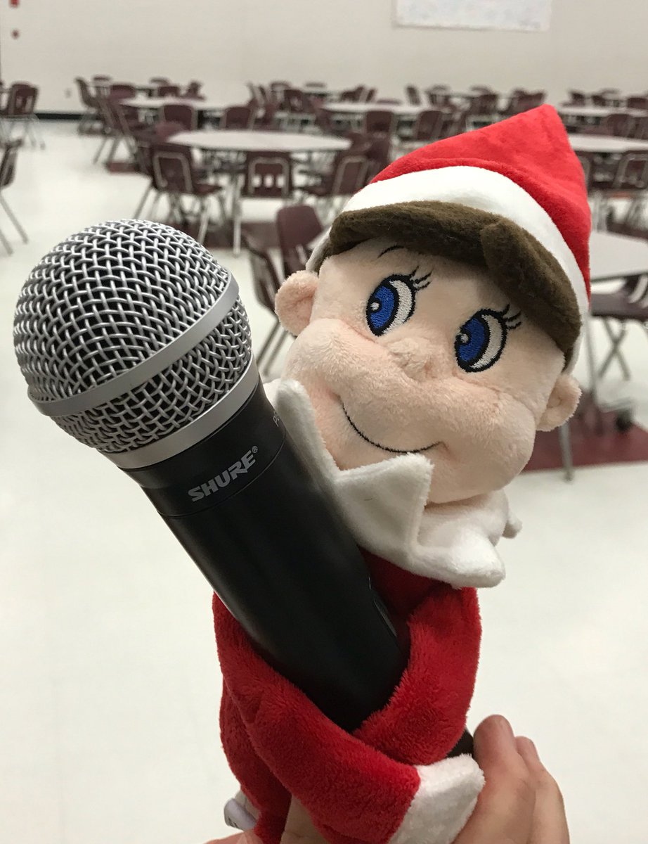 JenniferLoSo's tweet photo. The Squire Elf is discussing PD options during our 12 Days of Elfing with Technology.   #cpmelf https://t.co/3VBpRnKsHI