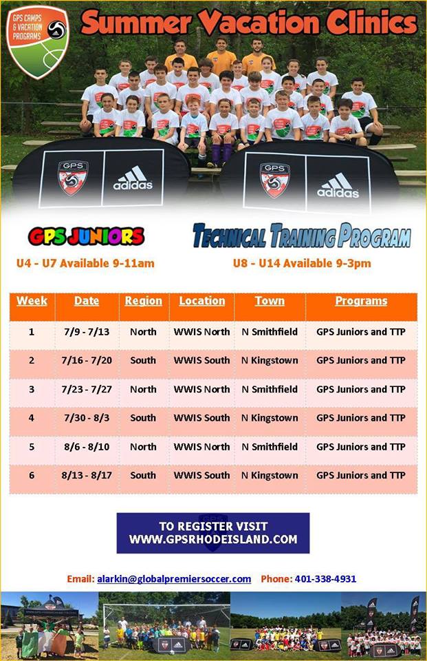 gpsrhodeisland's tweet photo. GPS Rhode Island are offering one lucky player, the chance to win a place on one of our summer camps, on a week of your choice.
To win - simply share this post
Video of the draw will be uploaded at 12PM on Friday December 22nd
#globalpremiersoccer #gpsri https://t.co/uLZlQCT8SB