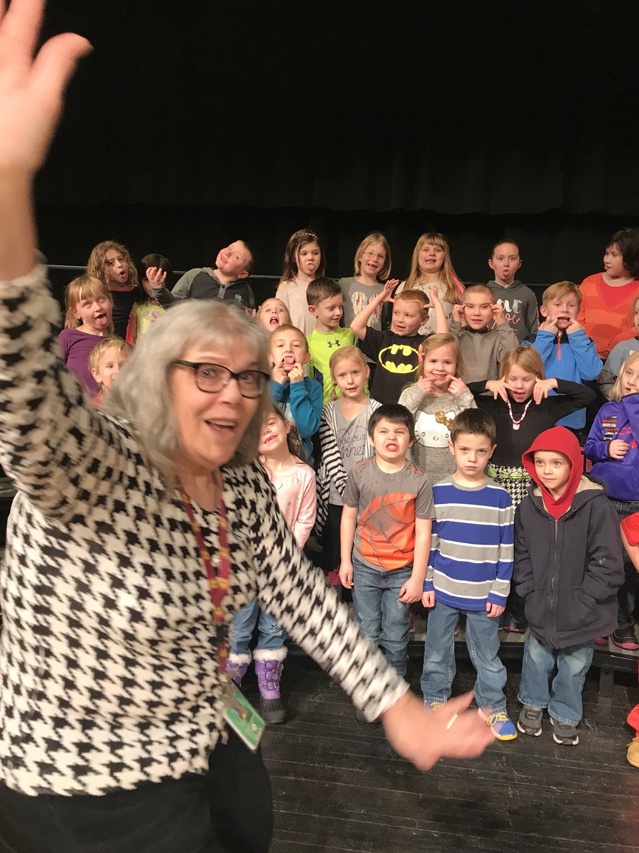 We are getting ready with Ms. B for our Winter Concert! #HLCSGreatThings