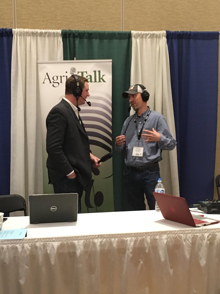 AgLaunch's tweet photo. Wrapping up a great inaugural @FJAgTech by talking to @agritalk about our work and highlighting our teams #agtech #FJAgTech17 https://t.co/IjFem5mAxk