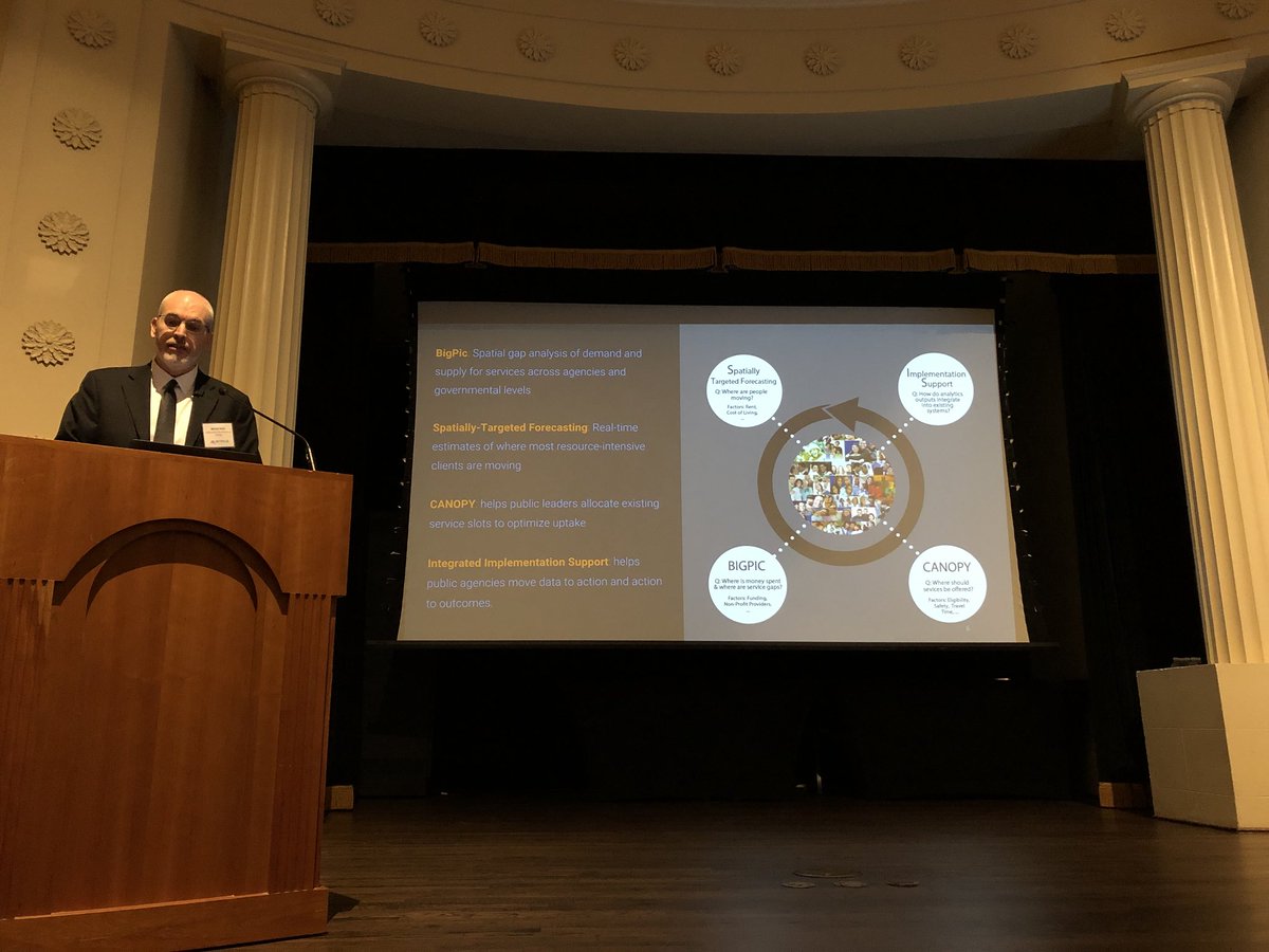 MetroLabNetwork's tweet photo. Quick summary of the amazing work being done by the #HS360 team at @GeoDaCenter &amp; @Chapin_Hall #MetroLab2017 https://t.co/xaXVuSmeKr