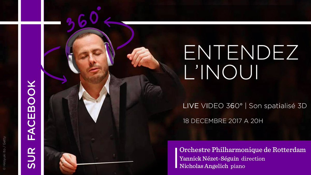 chrystelou's tweet photo. @LaurenceLeNy Suivez la captation lundi 18 décembre à 20h sur la page Facebook du @TCEOPERA & vivez le concert au coeur de l'orchestre en 360* avec le son spatialisé comme si vous étiez au côté de @nezetseguin ! #captation360 #sonspatialisé > https://t.co/5Y3wpvzrUb https://t.co/fCMPlKRZjX