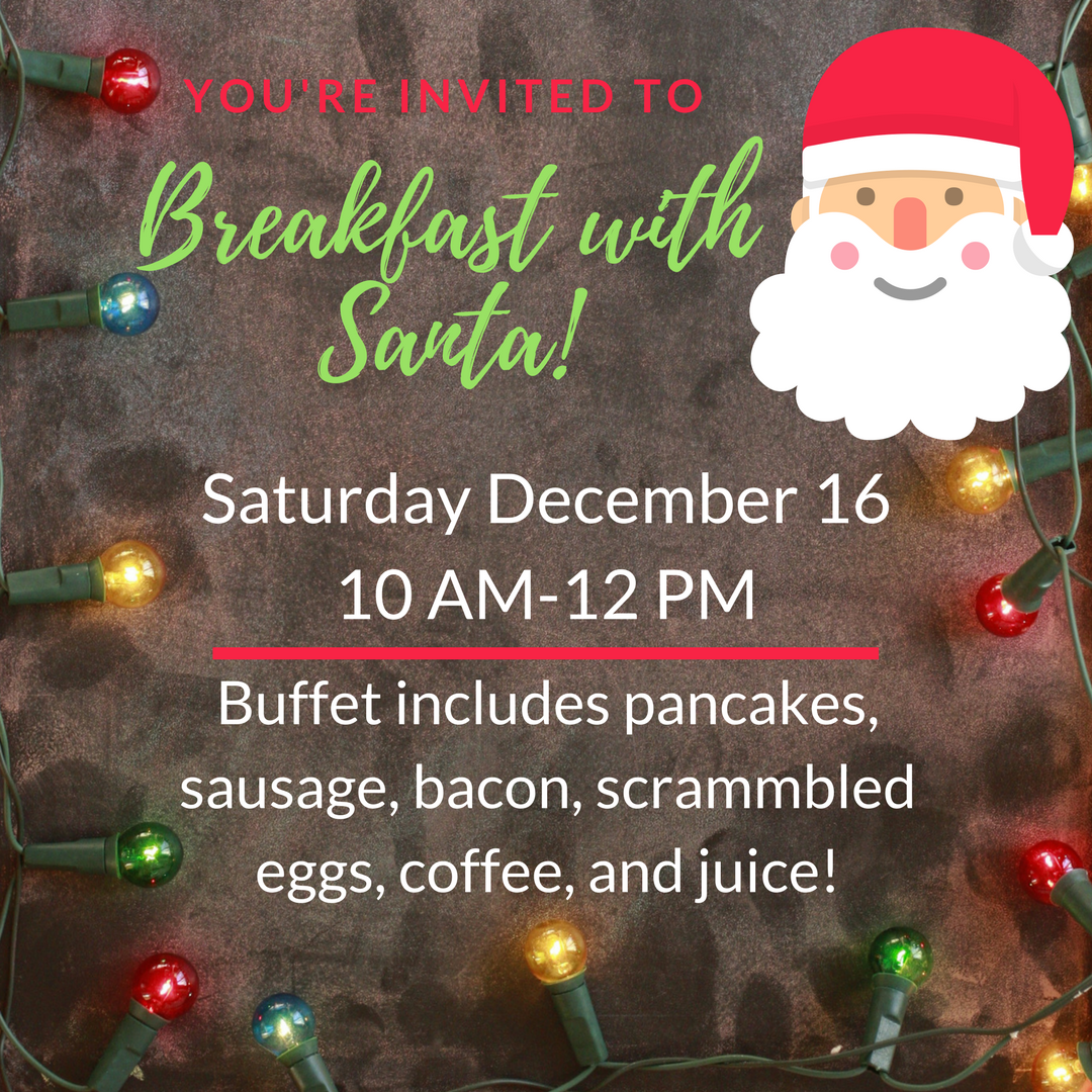 Santa is coming to Pinnacle Athletic at 10 AM Saturday 12.16! Enjoy a breakfast buffet, stories, games, crafts and pictures with Santa! Click here for more information and pricing: hubs.ly/H09q4mp0
