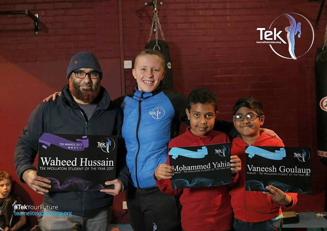 Tekkickboxing's tweet photo. STUDENTS OF THE YEAR 2017π
#TekAcademy
WINNER - Samantha Josephine
#TekArnold
WINNER - Samuel Copland
#TekWestBridgford
WINNER - Molly Walker
#TekWollaton
WINNER - Waheed Hussain
Well Done to all the Winners and Finalists.
#TekYourFuture #TekFinale2017 https://t.co/JYUhTIWxAr