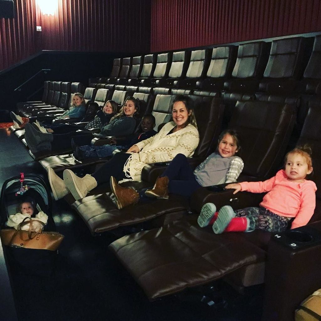 kylesapaugh's tweet photo. Lunch movie with the whole crew. Pray for us #thestarmovie https://t.co/A3zQJkzZSu https://t.co/JW80MmmAaG