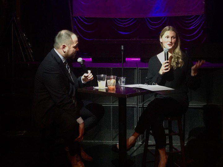 .@TeamKivvit’s Laura Montross led a civic dialogue w/ NYC City Council Member <a href="/CoreyinNYC/">Corey Johnson</a> as part of the <a href="/ABetterNY/">ABNY</a>’s #WhatsOnTap series last night.