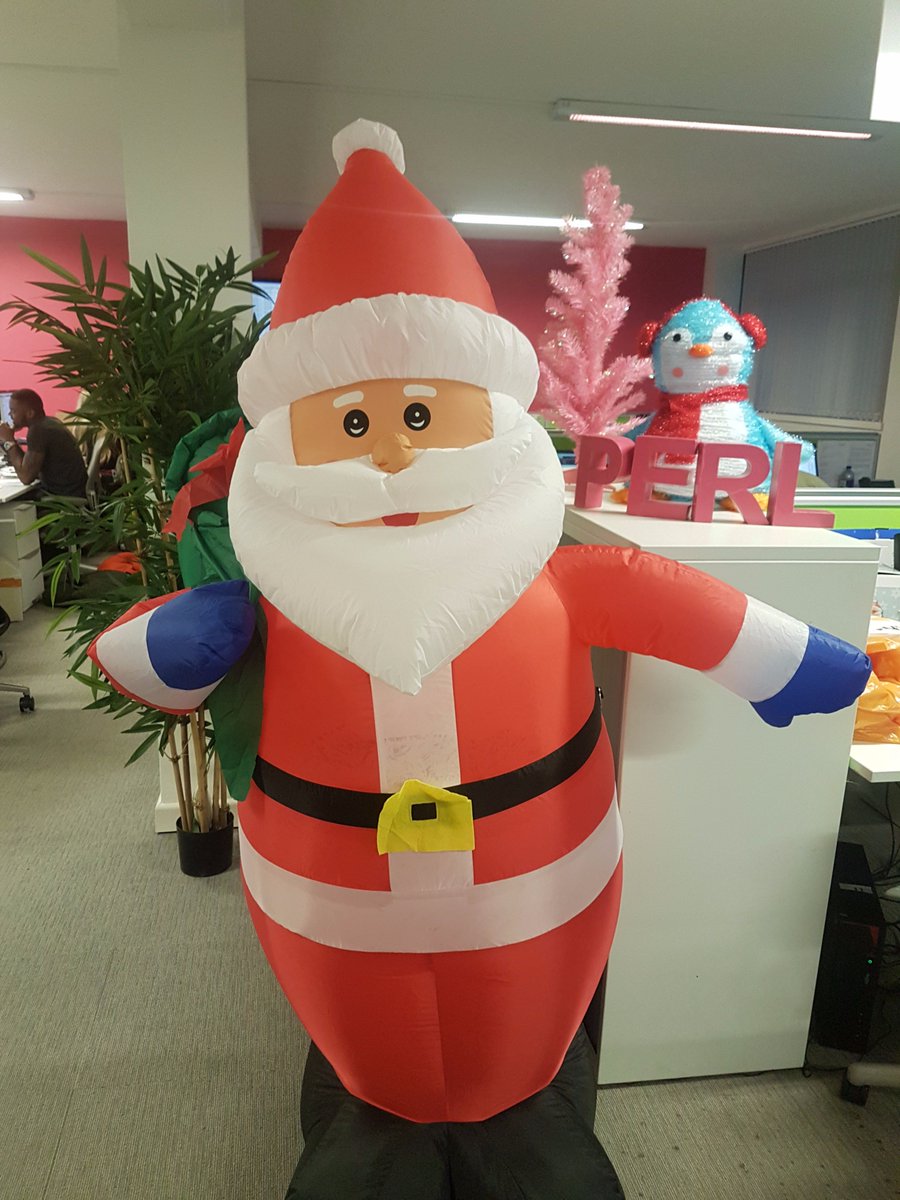 EligChlo's tweet image. The Eligo Tech pod is in full festive spirit! #MerryPerlmas #TechSanta #SpotThePenguin #Perl #PerlAdvent