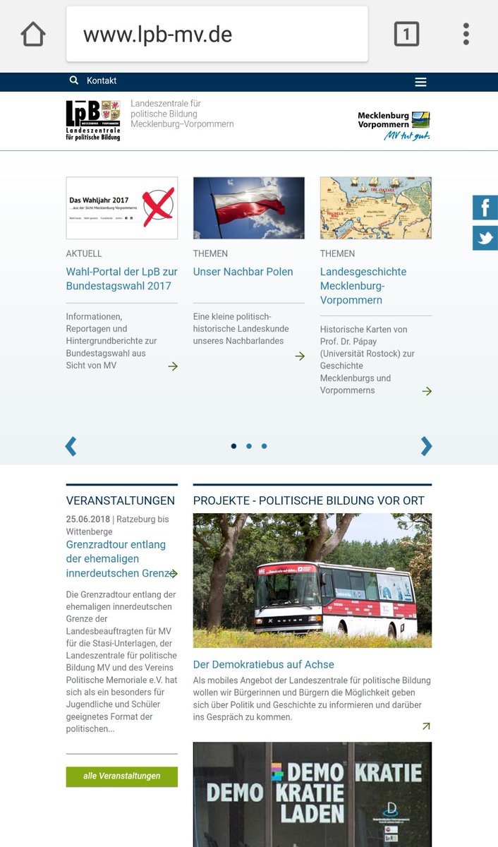 Nicht nur die Suchfunktion ist einfach zu bedienen, unsere gesamte neue Homepage ist komfortabel. Einfach ausprobieren: lpb-mv.de #ltmv