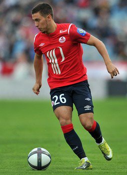 Eden Hazard wore the number 26 for Lille during the 2010/11 season.