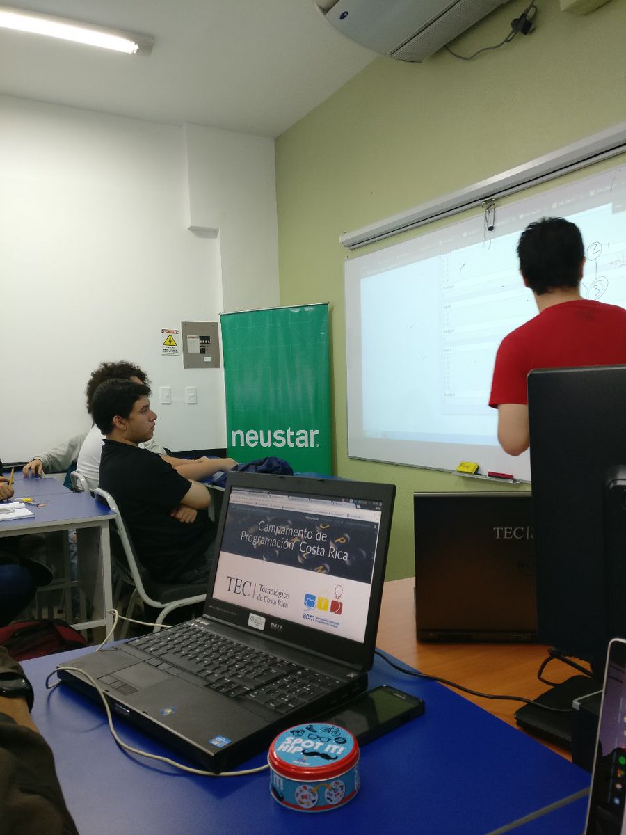 ACMCostaRica's tweet photo. ¡Día 3! Grafos + spot it! en el Primer Campamento de programación competitiva de #CostaRica en el @Teccr con el apoyo de @Neustar. Material disponible en https://t.co/XWza4sxUVf  @ICPCNews @LatamICPC https://t.co/LWtqacovCU