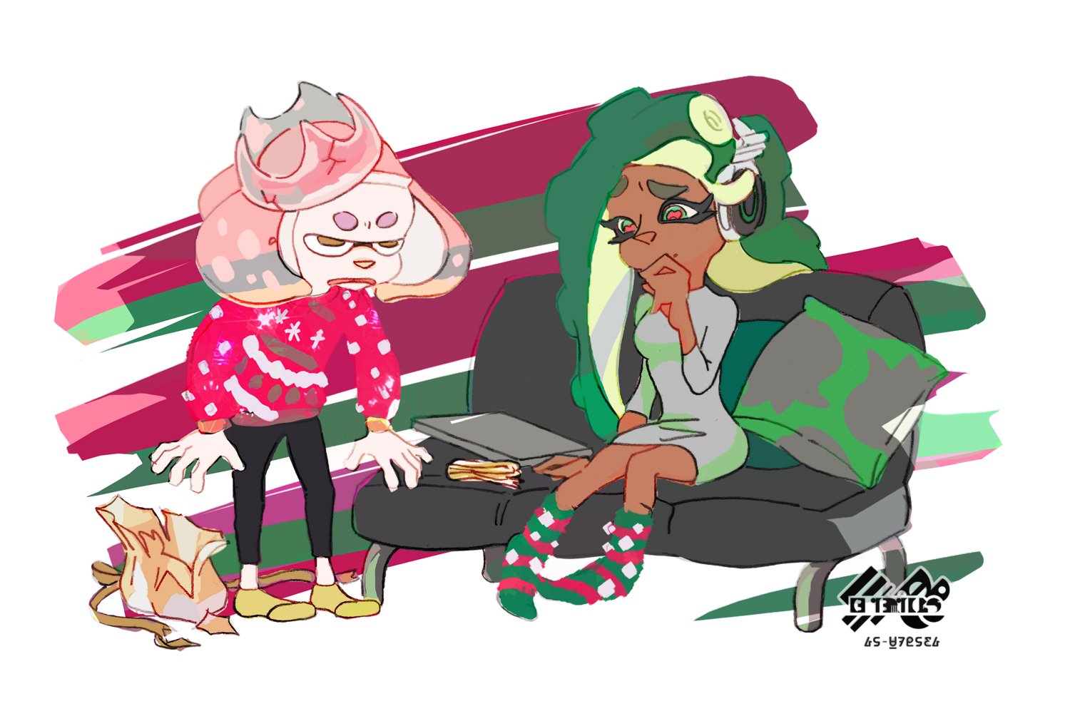 スプラトゥーン2 公式イラスト Twitter