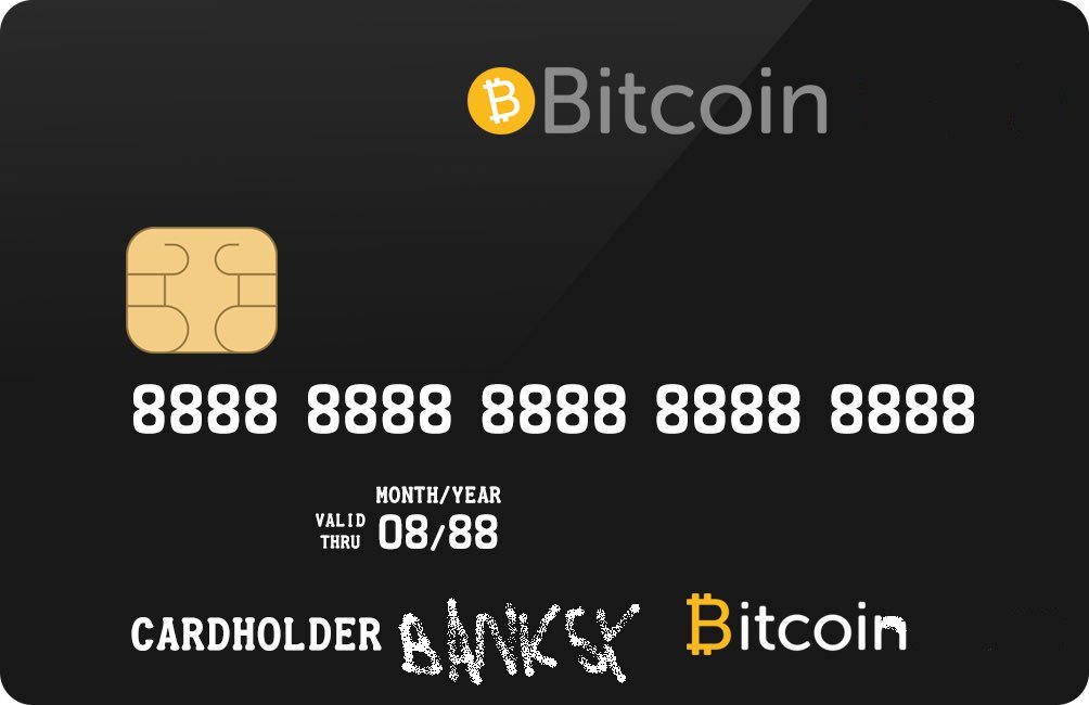 realZLUTYBart's tweet photo. Anyone wants Bitcoin Debit Cards or is it #crazy idea?
Just test design sample, but I thing we can do it. #postcubism
==PUBLIC KEY HASH (index=42)==
#635594C6958C86F436A183677341BEAF2CD59666 https://t.co/JuvgDNDUXy