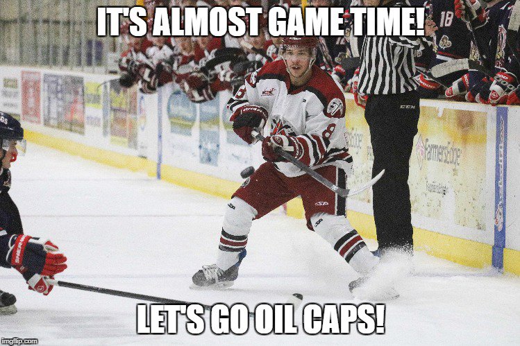 OilCapsHockey's tweet photo. We're moments away from puck drop!!
#NEEvsVOC
Let's go Oil Caps!! https://t.co/ooPyngZCkX