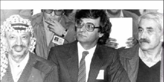 Yaser Arafat, Mahmut Derviş ve Corc Habaş (1980)