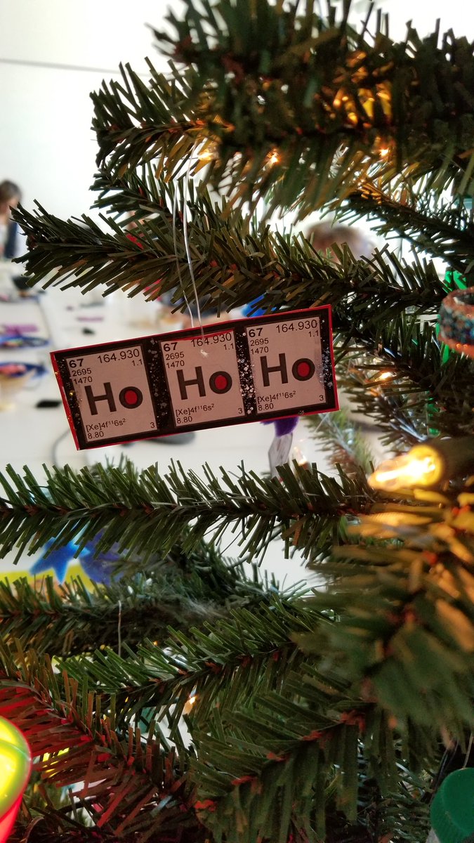 NPRGoatsandSoda's tweet photo. Today at @NPRScience: We made science-themed ornaments for the annual @NPR Holiday🎄raffle! Featuring... 
Solar system by @mererizzo @cadamole @maddie_sofia 
Test tubes @scotthensley 
Menstrual hut @aizenglobe @bendelacruz 
@WHO HQ @MalakaGharib 
Medical snakes @johnpoole44 https://t.co/mXgXo3YcSK