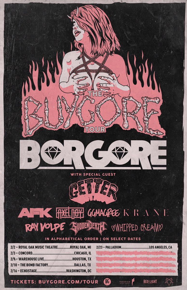 .@Buygore tour 2018 is about to be flames 🔥🔥 https://t.co/X0vdlTkudT