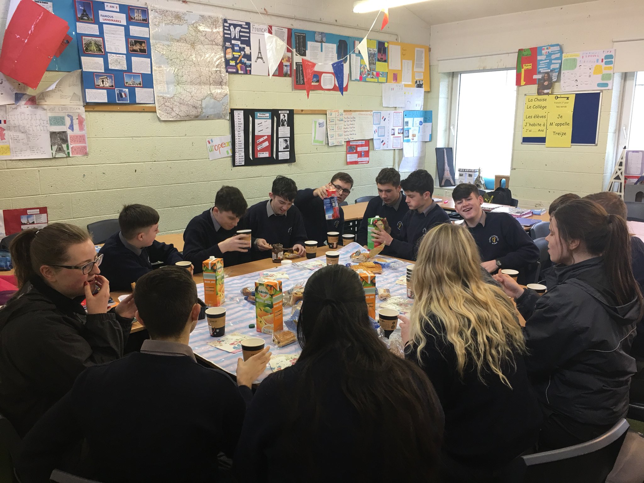 O Carolan College On Twitter 6th Years Chat Over French Breakfast 