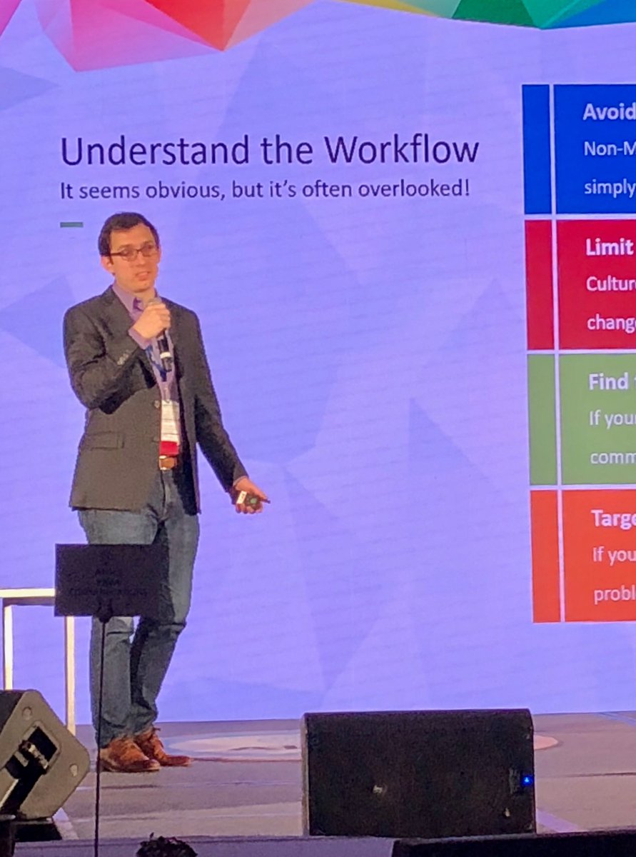 markhoffmankc's tweet photo. Data scientists should shadow clinicians @ntenenz #AIMed2017 https://t.co/gto2LFylWR