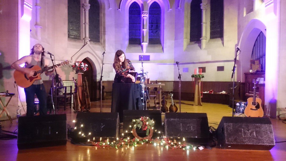 gilmoreroberts's tweet photo. Getting festive here in #Cambridge! Emmanuel URC church on Trumpington Road, doors at 7pm for our #AWinterUnion show! https://t.co/qmvd6BUXhM