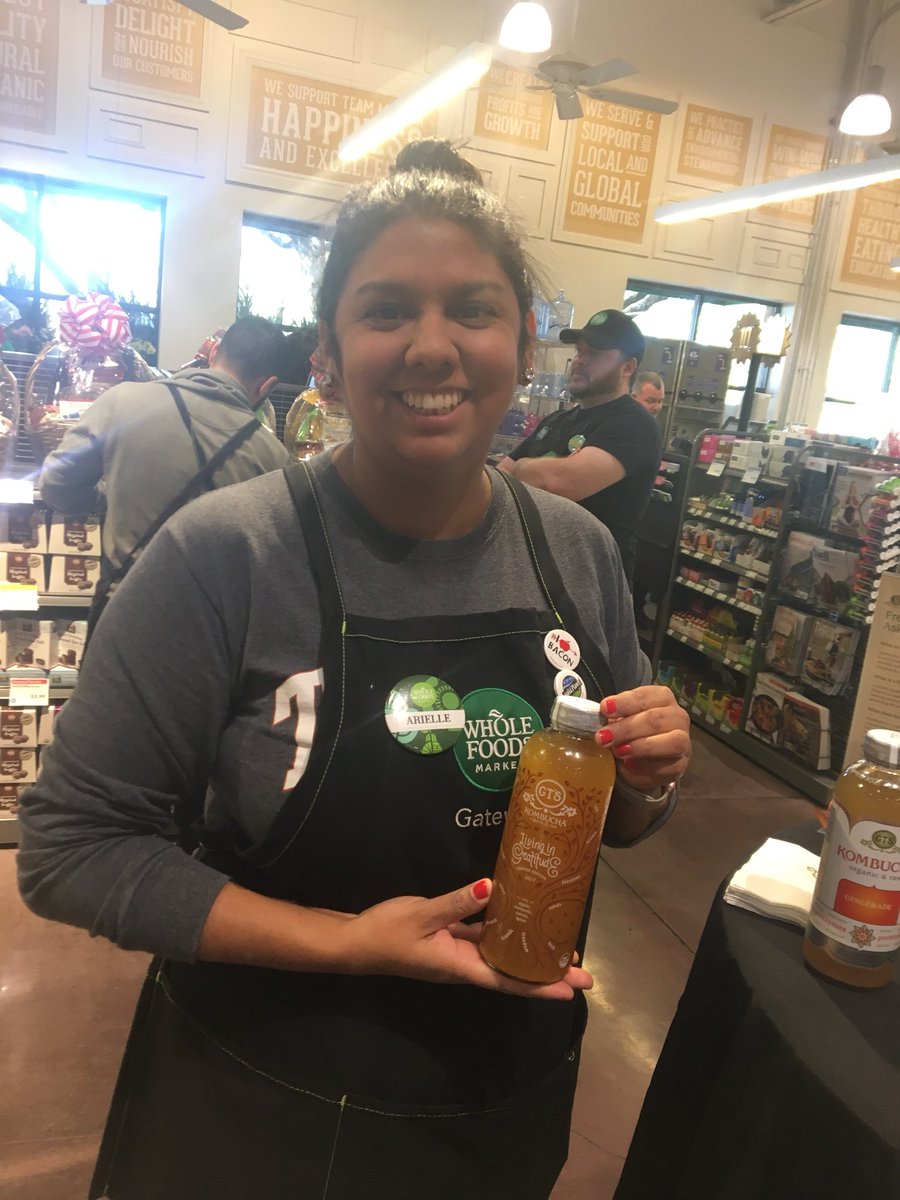 arielleaf's tweet photo. Have to try the new flavor! #livingingratitude #wfteam @GTsKombucha https://t.co/Q42pvlgc3f