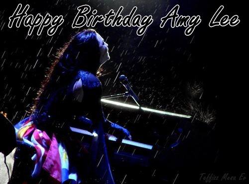 Happy birthday amy lee evfans buenos aires argentina 