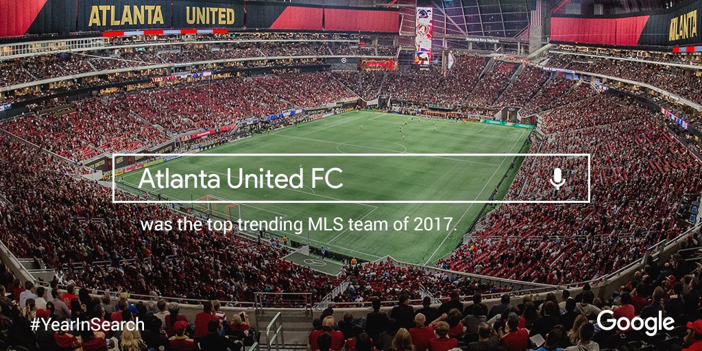 The #1 trending team in @MLS for 2017!  #YearInSearch | #UniteAndConquer https://t.co/9NE7O9hYIQ