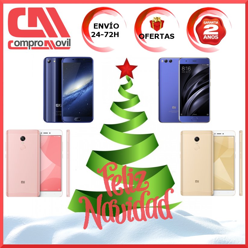 ✅ Código Descuento 10€: 𝗡𝗔𝗩𝗜𝗗𝗔𝗗
 ✅ Envío Gratis con pedidos superiores a 200€
 ✅ 2 Años de Garantía en España
 ✅ Pago Contrareembolso, Tarjeta, o Financiación Instantanea.
 Más info: compromovil.es
 ☃ 𝗖𝗼𝗺𝗽𝗿𝗼𝗺𝗼𝘃𝗶𝗹.𝗲𝘀 os desea Feliz Navidad!