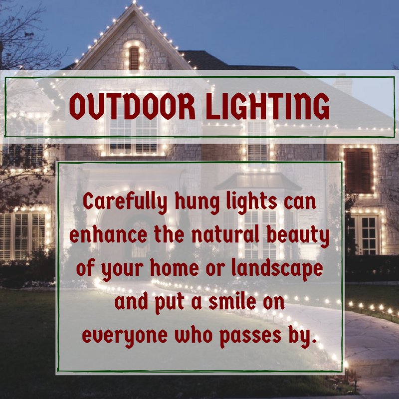 In winter, when the landscape looks a little stark, proper lighting can bring a whole new facet of beauty to your landscape and home.