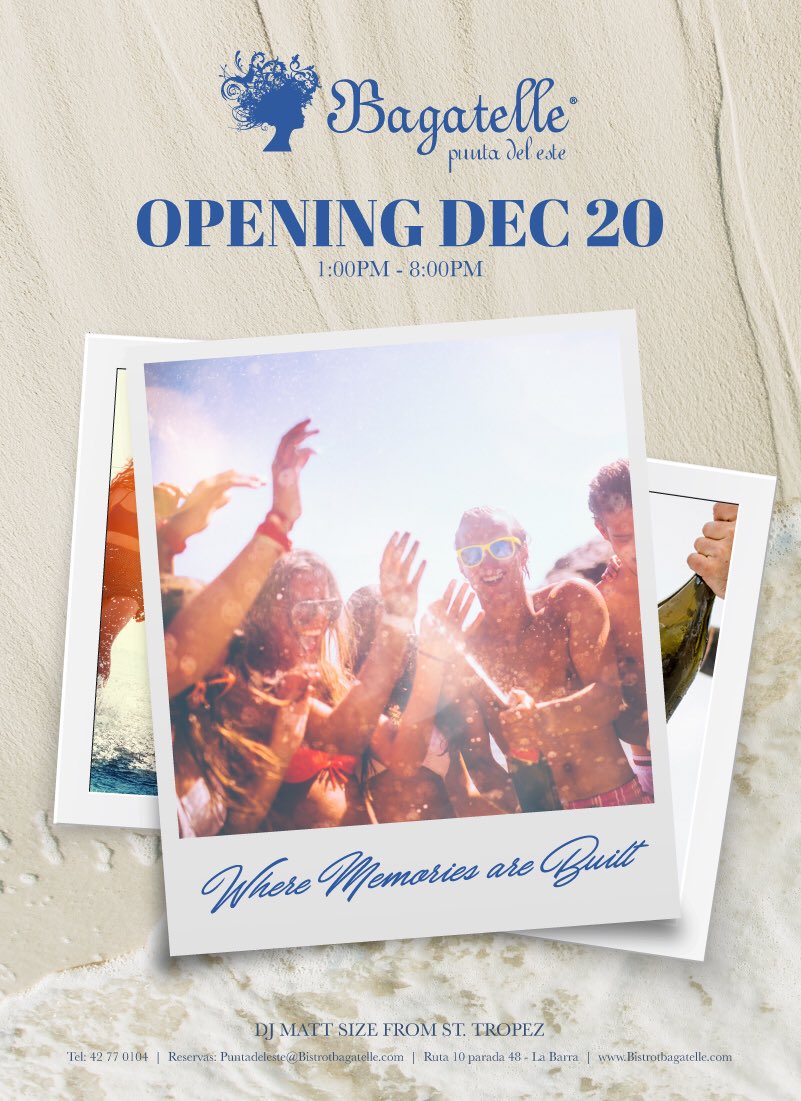 The force of summer is going south!... See you soon! #puntadeleste #bagatellepuntadeleste #uruguay #bagatellebeach #bagatellefamily #bagatellemiami #playa #beach #paradise #hotspot #playamantra #verano #labarrapuntadeleste