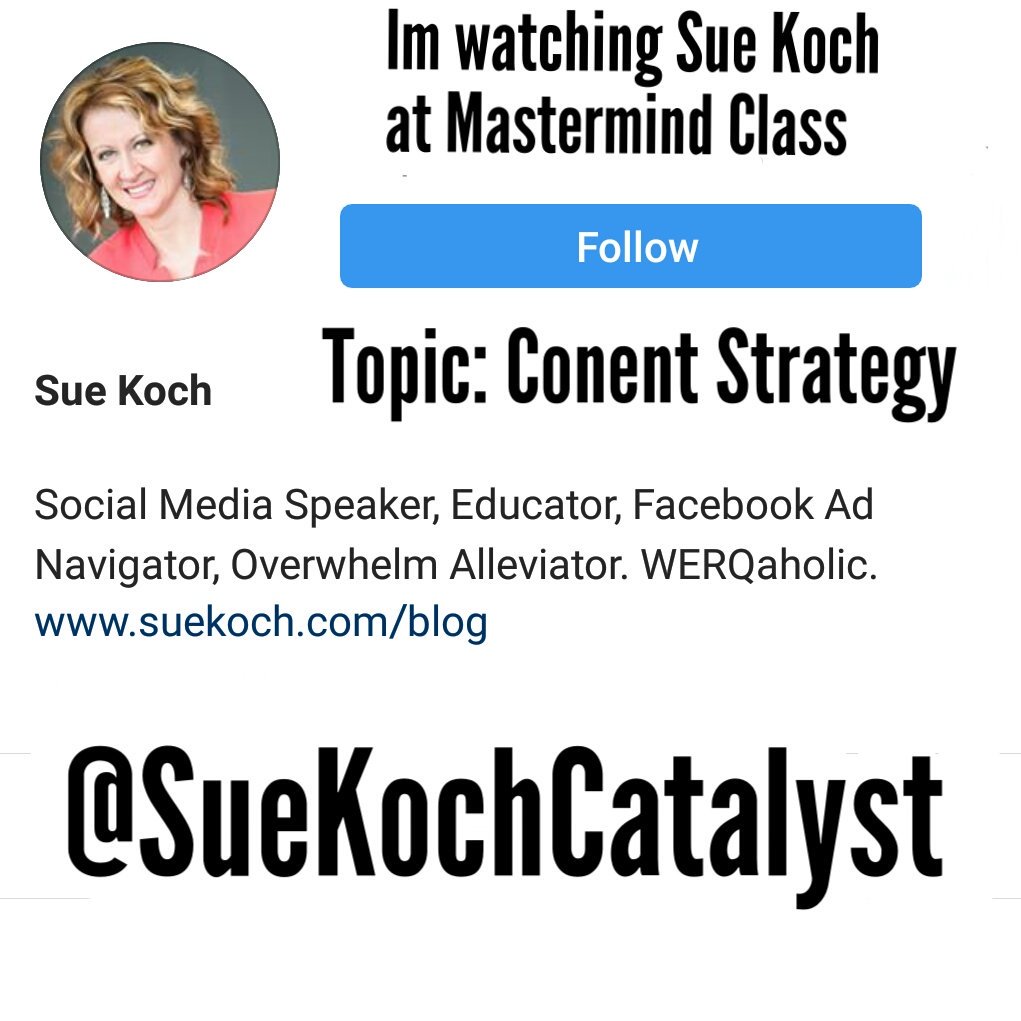 mafiahairdreser's tweet photo. #socialmedia with @SueKochCatalyst at #digitalmegaphone #mastermind https://t.co/fqqlbSzDK1