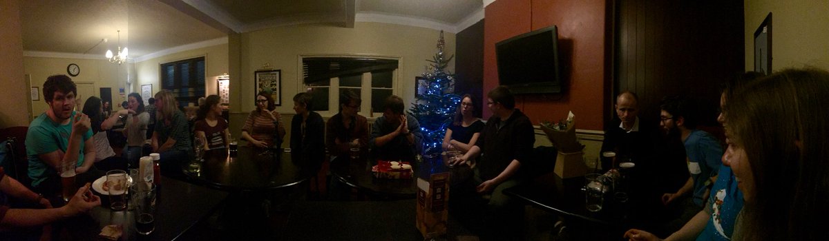 Thanks to everyone who turned up tonight for the December meeting, our Christmas social and to give a warm goodbye to SPPG founder @Marj_Lundgren. Thanks for everything you’ve done for us Marj!